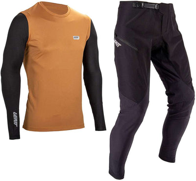Leatt 1.0 ride kit - pantalones de jersey de manga larga mtb