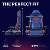 Trust GXT 721SM Ruya Pro Premium Comoda sedia da gaming (Blu Rosso)