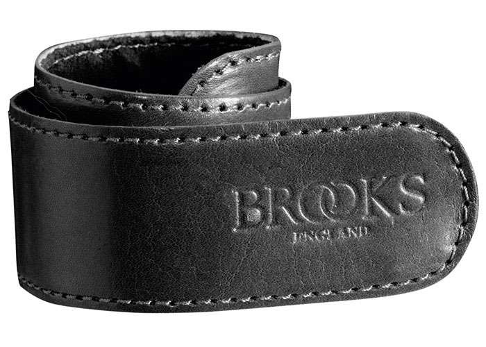 Brooks Broekklem in pelle nera