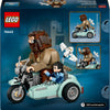 Lego harry potter - hagrid en harry's rit op de motor constructiespeelgoed (76443)