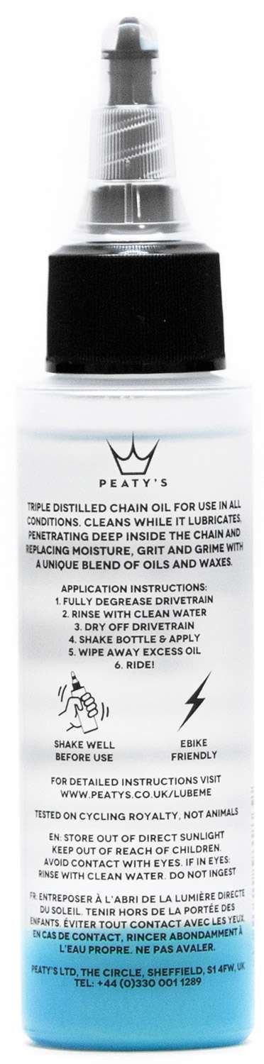 Aceite para cadenas para todo clima linklube de Peaty