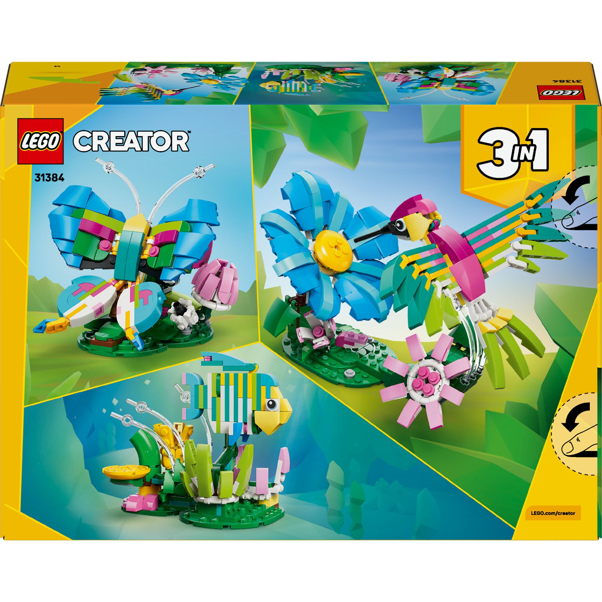 Lego creador 31384 animales salvajes: colibrí colorido