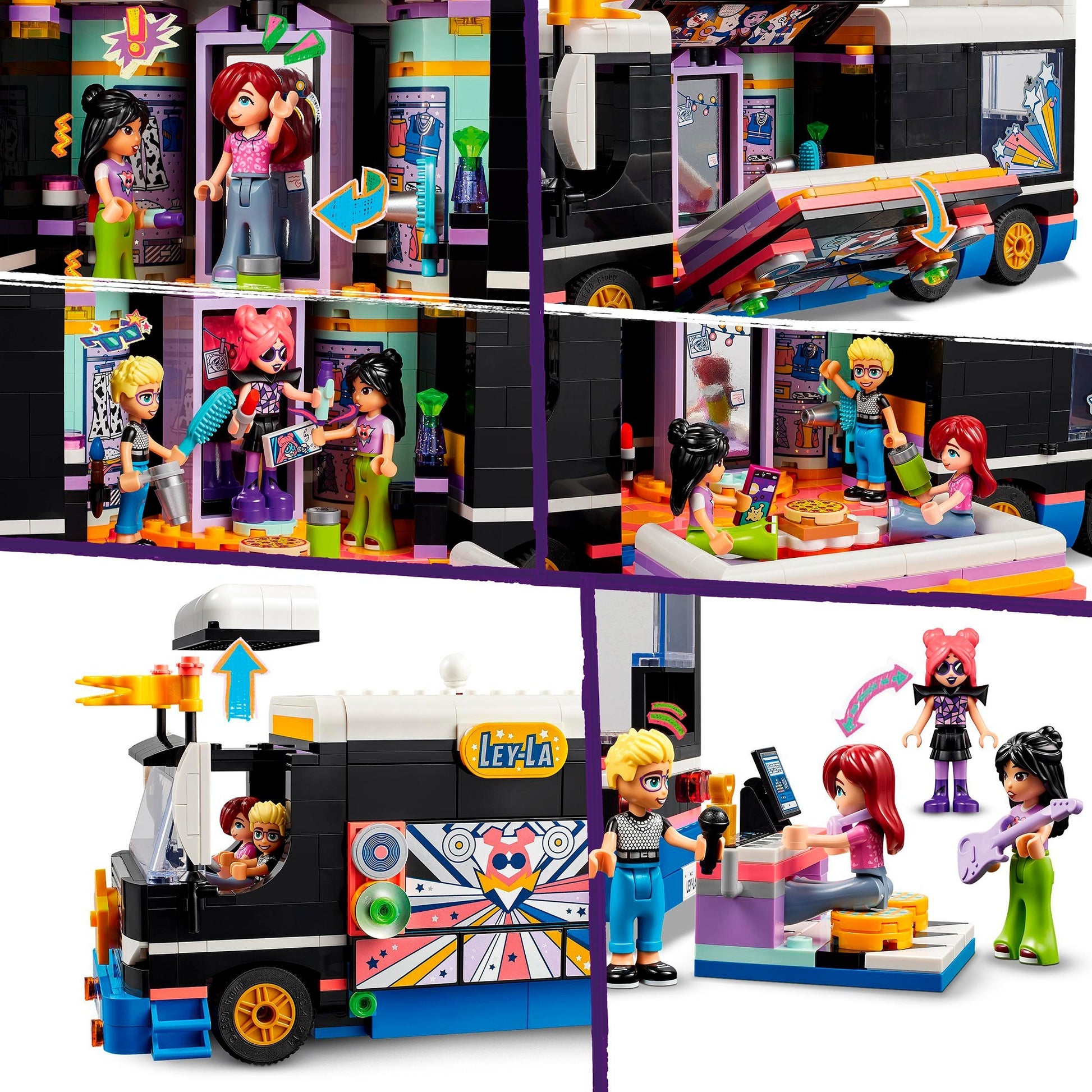 Lego LEGO Friends 42619 Autobús turístico de Popstar