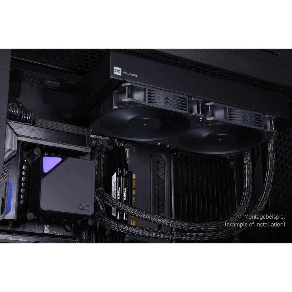 Alphacool core ocean t38 420 raffreddamento ad acqua (nero)