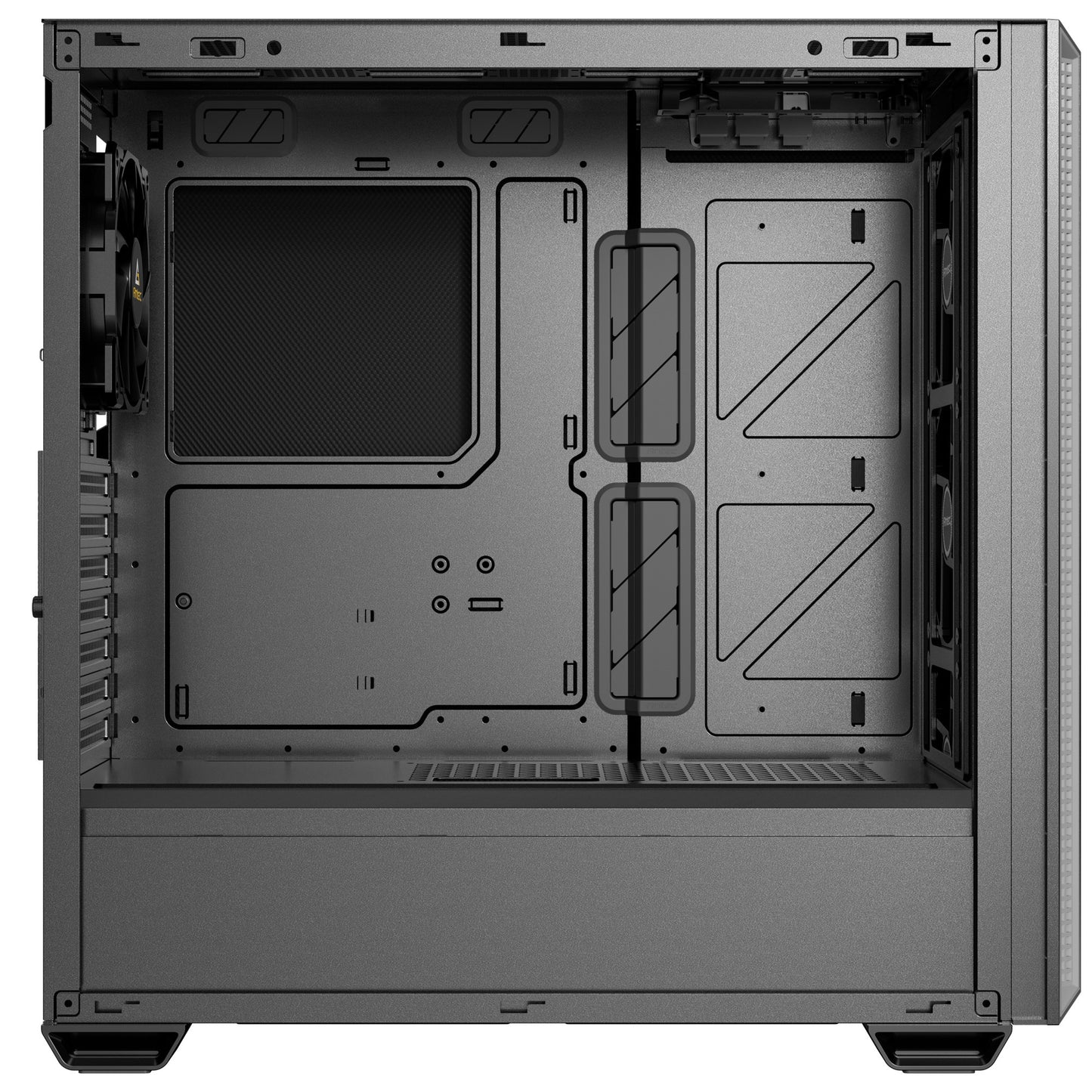 Custodia midi tower Antec p7 s (nero argento | 2x USB-A | 1x USB-C)