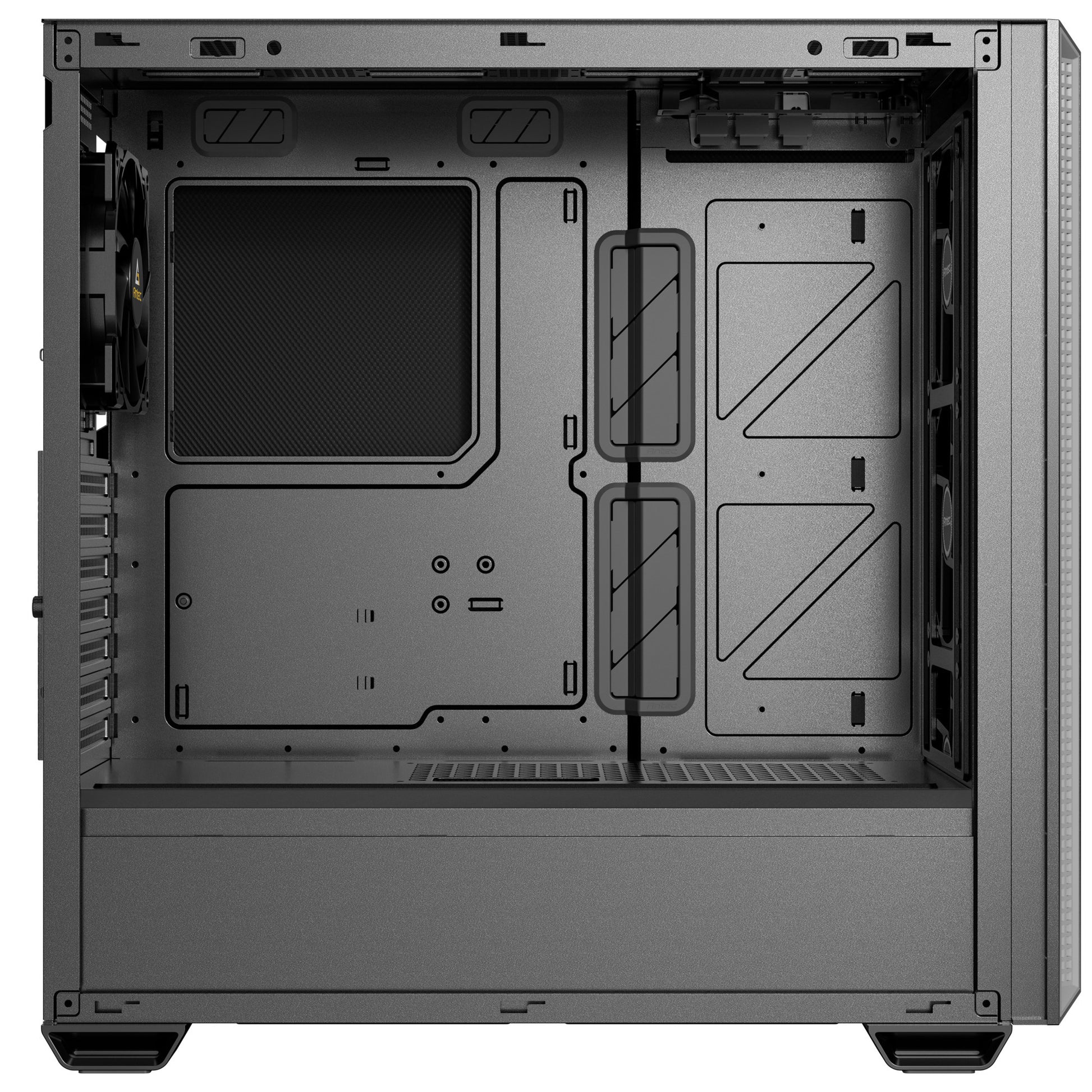 Custodia midi tower Antec p7 s (nero argento | 2x USB-A | 1x USB-C)