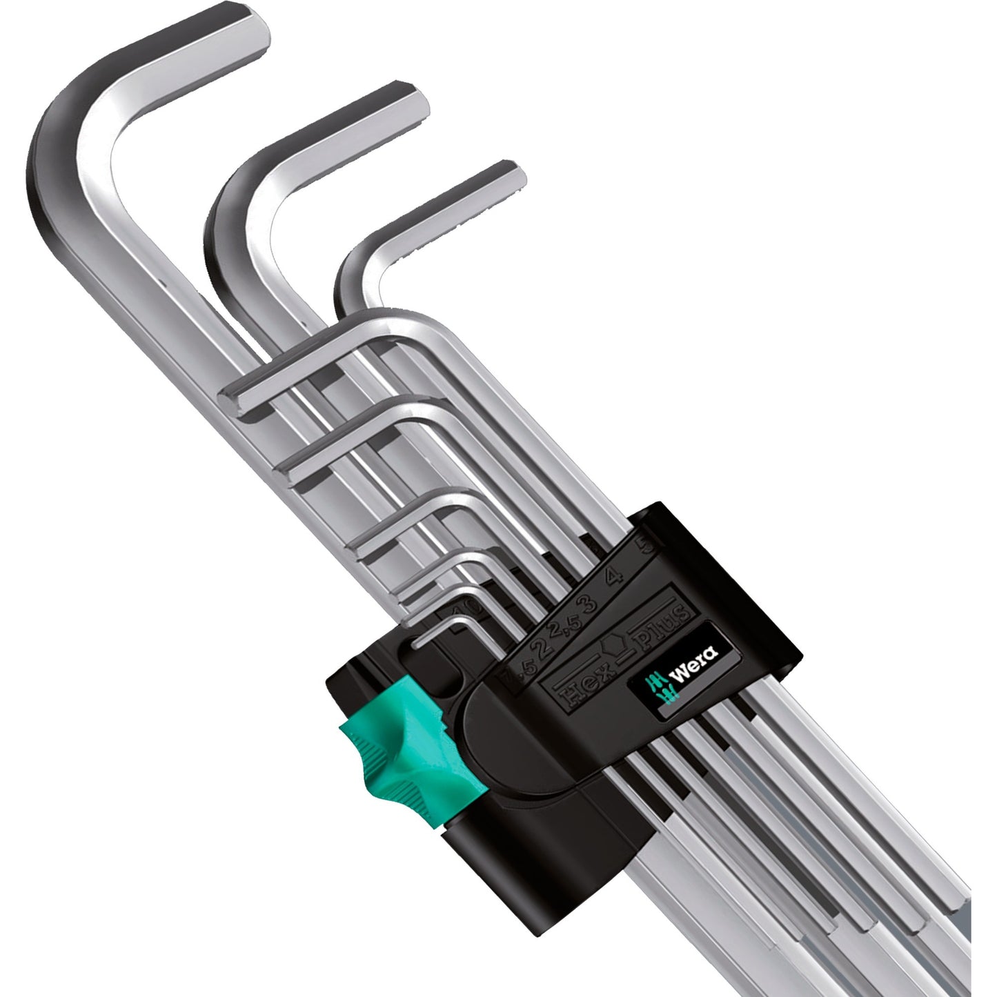 Wera 950 9 hex-plus inbussleutelset - 9 delige - 1,5-10mm - 4013288030160