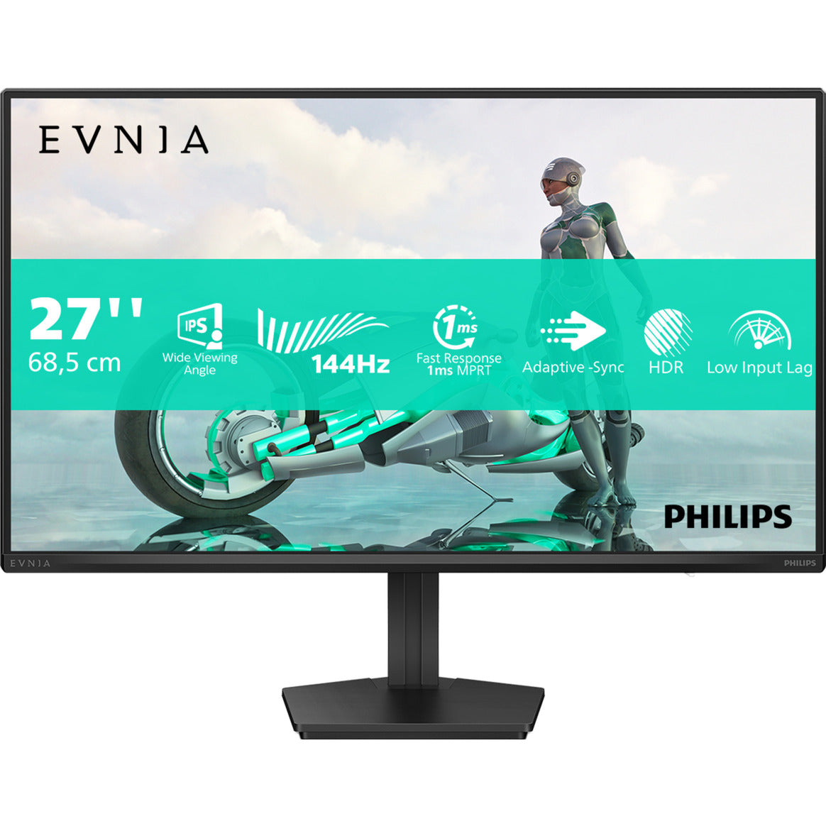 Monitor da gioco Philips Evnia 27m2n3200nf 27 (nero, HDMI, porta display, 144 Hz)