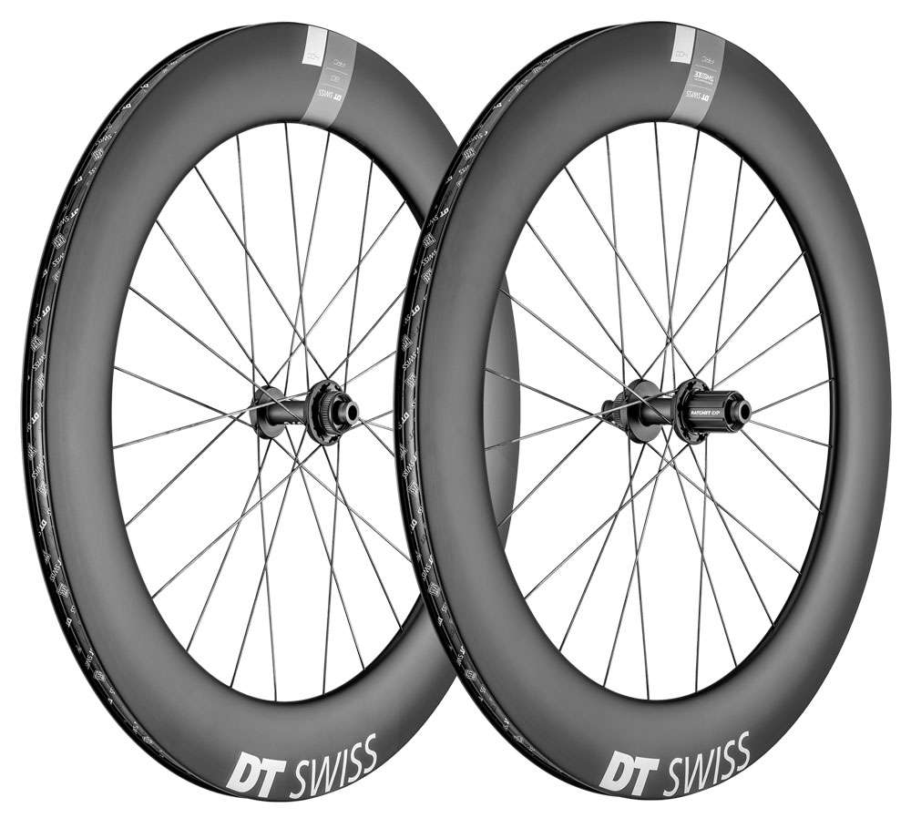 Set di ruote DT Swiss Arc 1400 Dicut® Carbon 80 Disc CL