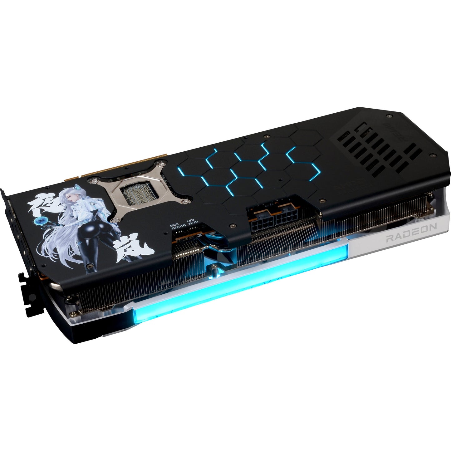 Scheda grafica Powercolor Radeon RX 9070 XT Hellhound Reva16GB in edizione limitata (bianco nero, RDNA4, GDDR6, 3x display port, 1x HDMI)