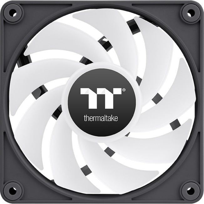 Thermaltake CT120 EX Ventola di raffreddamento per PC con sincronizzazione inversa Arbb (pacchetto da 3 ventole) Ventole per case (Nero, 3 pezzi, 120 x 120 x 25 mm, PWM)