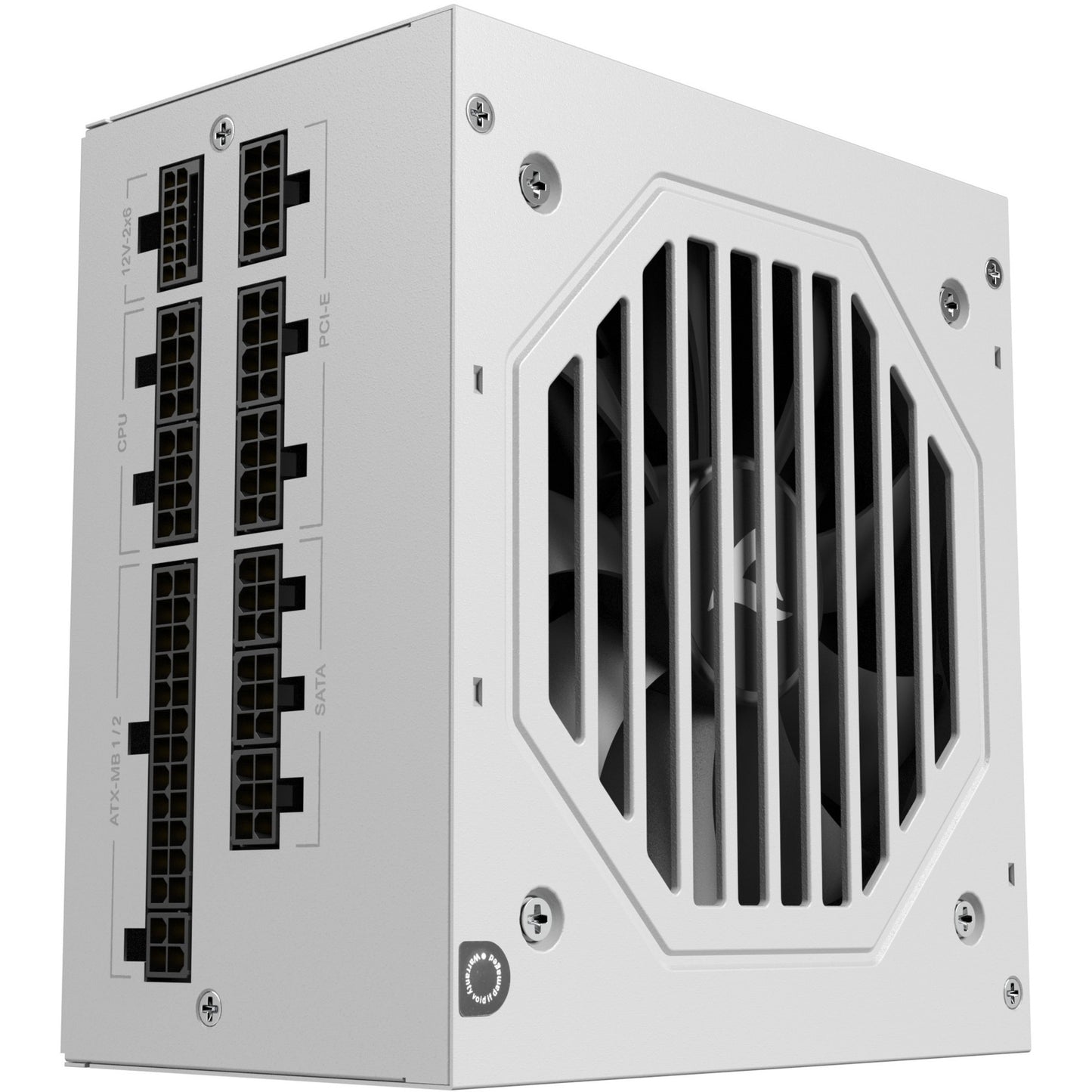 Sharkoon rebel p20 gen2 modulaire 850 watt voeding (wit, 1x 12v-2x6, 3x pcie)