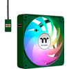 Thermaltake ct120 ex argb sync ventola di raffreddamento per PC racing green (pacchetto da 3 ventole) ventole per case (verde, 3 pezzi, 120 x 120 x 25 mm, pwm)