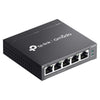 Conmutador tp-link omada es205gp (negro, 4x poe+)
