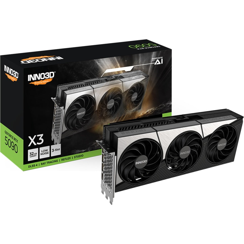 Tarjeta gráfica Inno3d geforce rtx 5090 x3 (dlss 4, 3x display port, 1x hdmi 2.1)