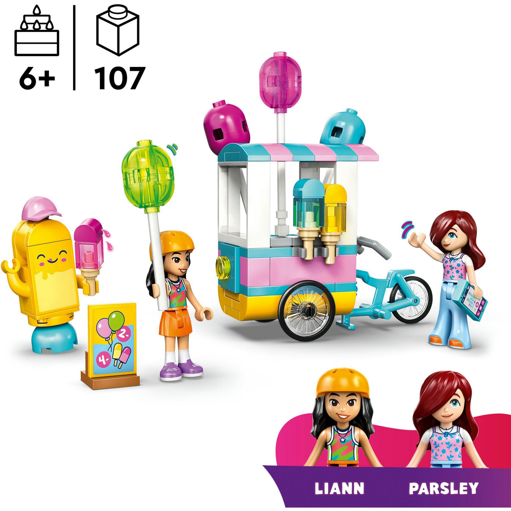 Lego 42692 Friends puesto de helados y globos | 2 piezas
