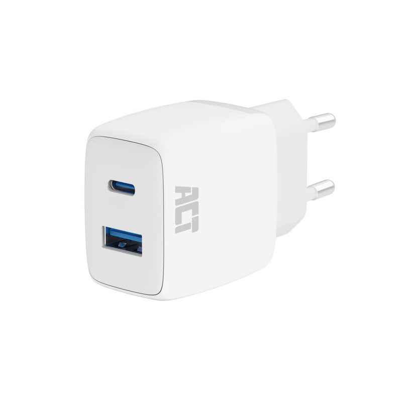 Connettività ACT USB-C USB-A Caricatore 20W con consegna PPP, Quin