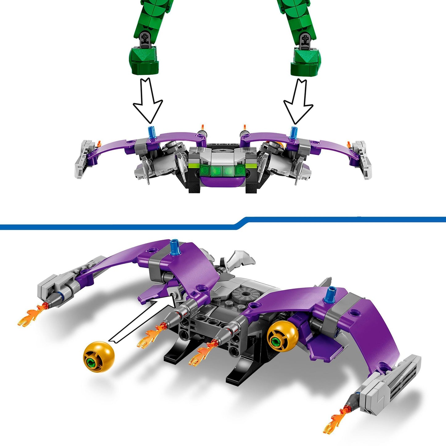 LEGO LEGO Super Heroes 76284 Green Goblin Building Figura