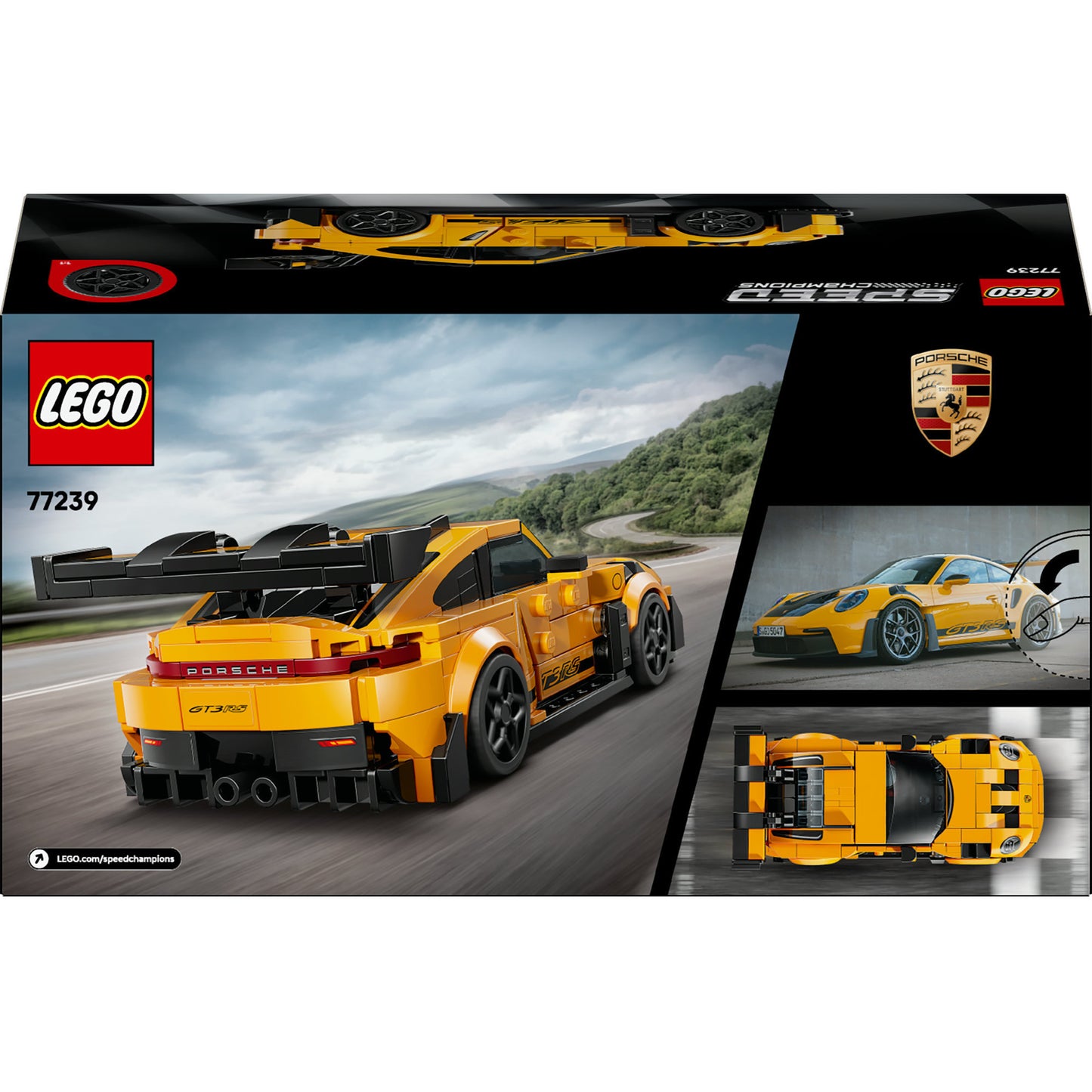 Lego speed champions 77239 porsche 911 gt3 rs supercar