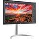 Monitor LG Ultrafine 27UP850K-W 27 4K UHD (argento nero, 2x HDMI, Display Port, 2x USB-A, USB-C)