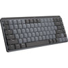 Logitech mx mechanical mini toetsenbord (zwart, us-international lay-out (qwerty), gl tactile, 80% (tkl), bluetooth)