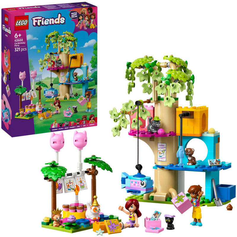 Lego 42666 Friends Cat Birthday Party and Tree House