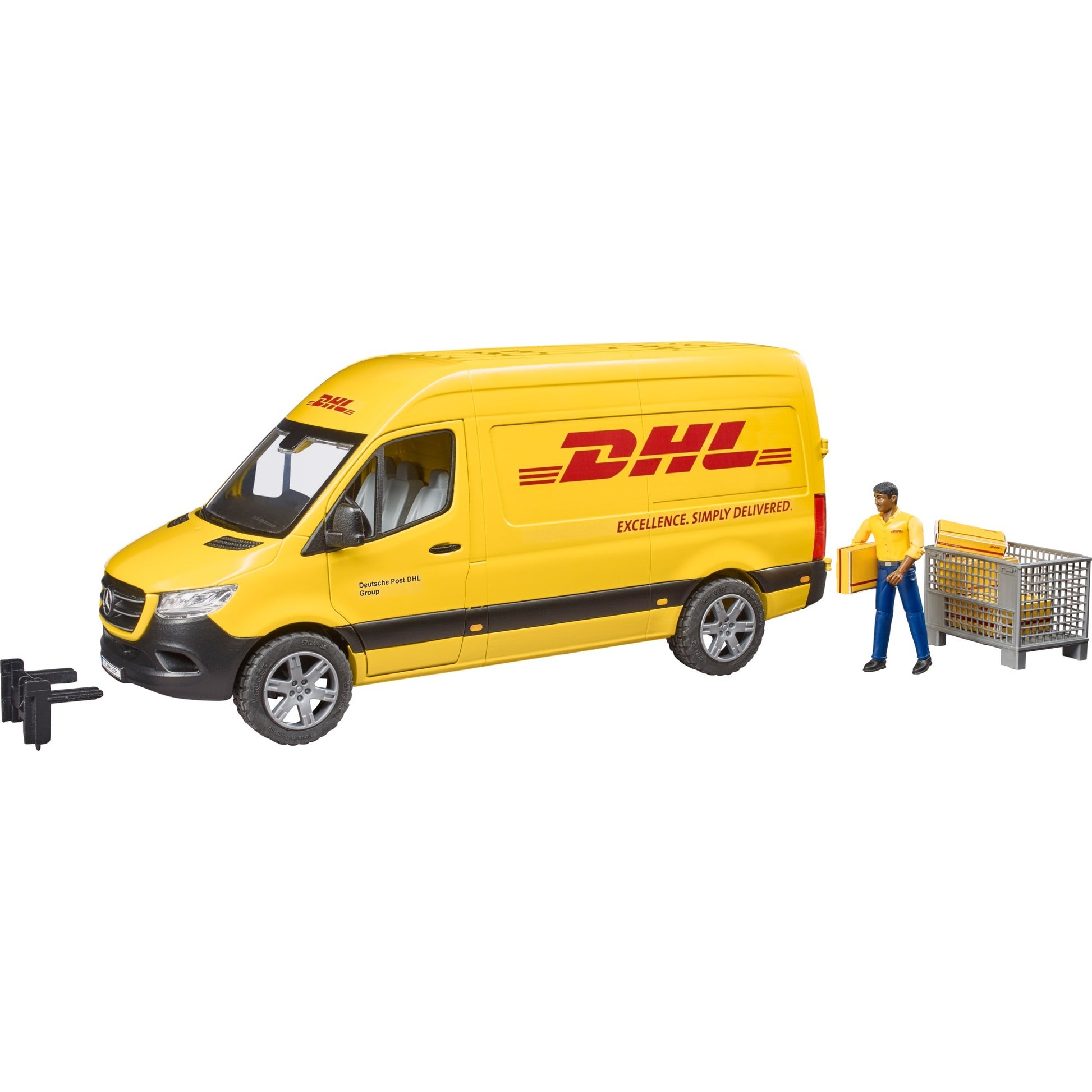 Bruder MB Sprinter DHL con director