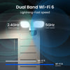 Cámara de seguridad wifi con reflector trackflex reolink f850w (blanco, 4k, wifi)