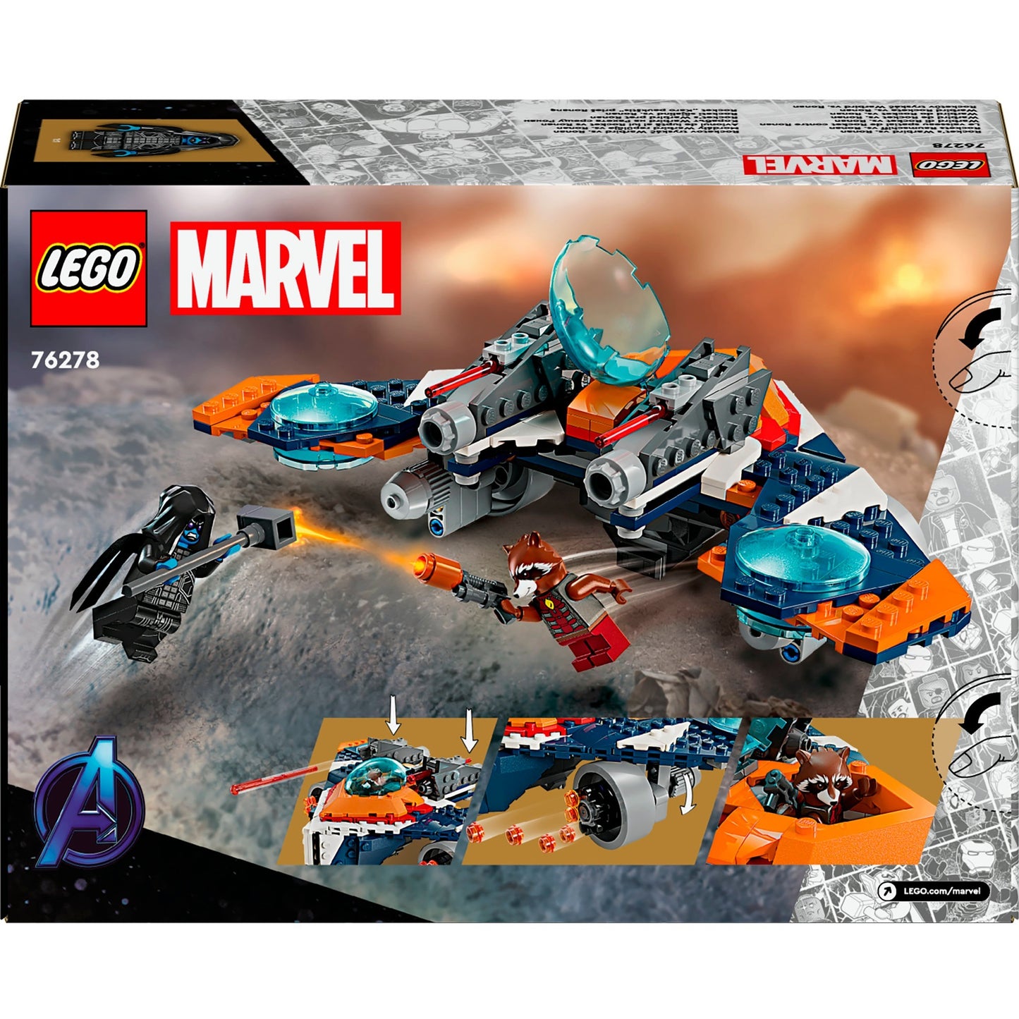 Lego Lego Super Heroes 76278 Rockets Warbird vs. Ronan