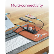 Icy box ib-hub1743-cpd Docking station hub 9 in 1 (blu) - afbeelding 3