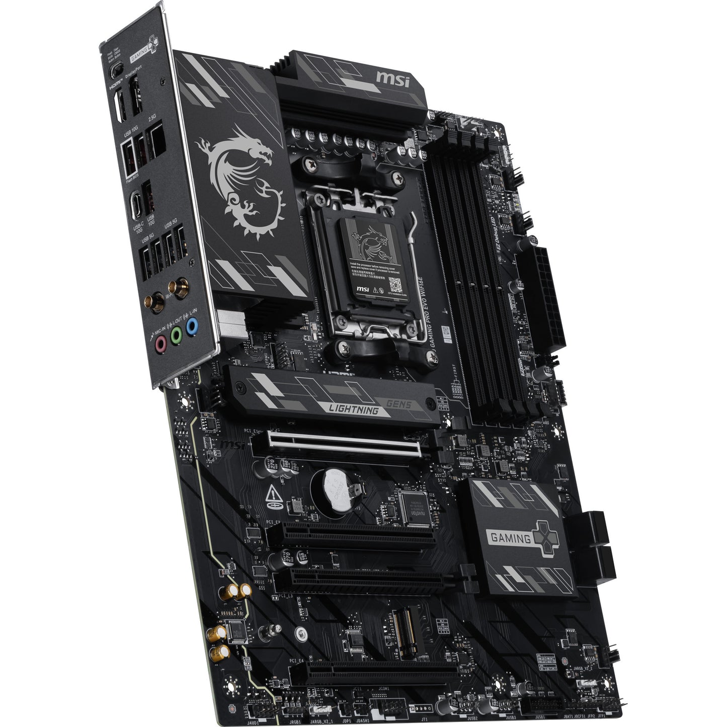Scheda madre MSI B850 Gaming Pro WiFi 6E Socket AM5 (Nero, RAID, 2.5GB-LAN, WiFi 6E, BT, Suono, ATX)