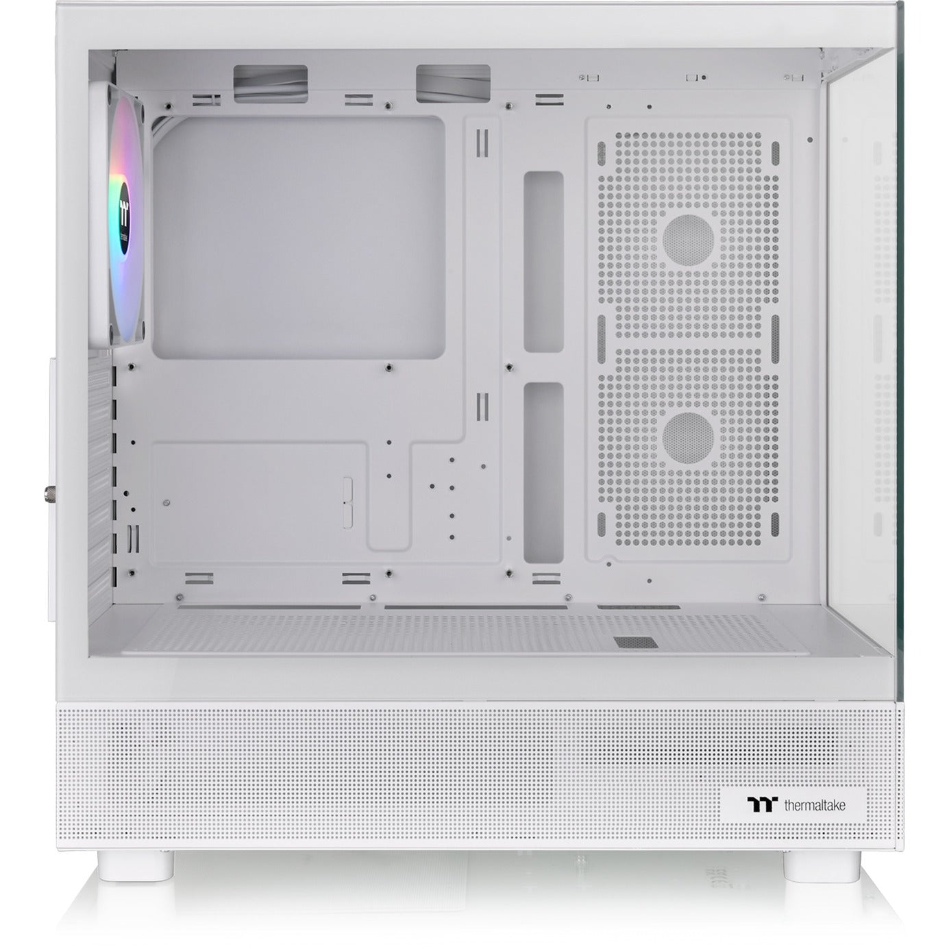 Thermaltake view 270 tg argb - snow midi tower behuizing (wit | 2x usb-a | 1x usb-c | rgb | tempered glass)