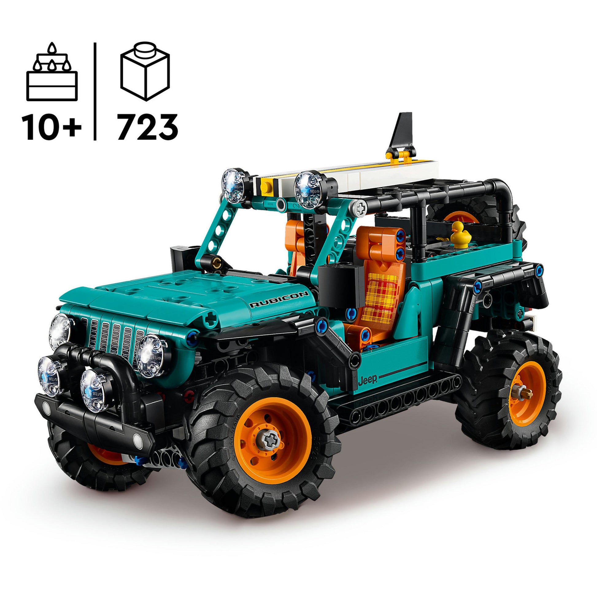 Lego Technic 42227 Vehículo todo terreno Jeep Wrangler Rubicon