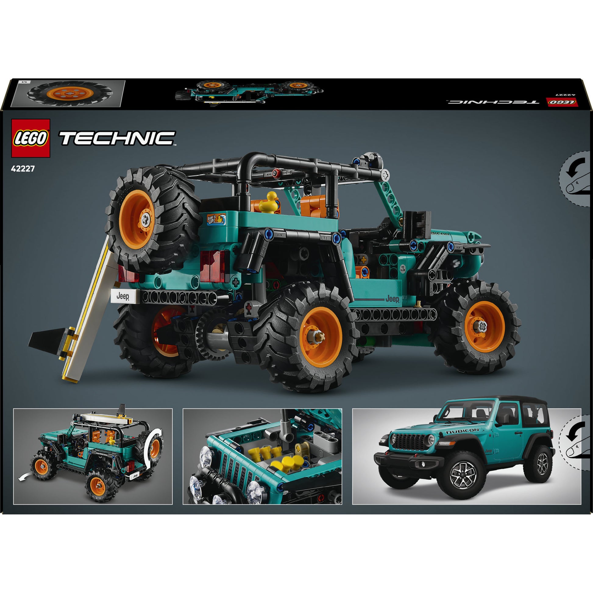Lego Technic 42227 Vehículo todo terreno Jeep Wrangler Rubicon