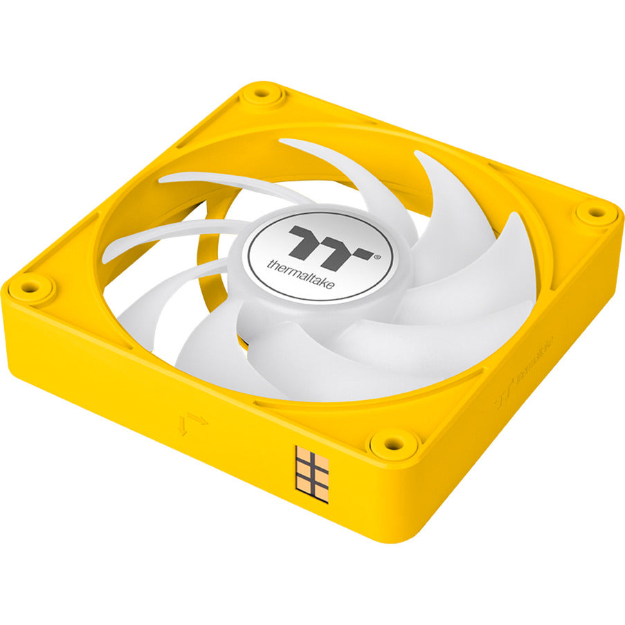 Thermaltake ct120 ex argb sync ventola di raffreddamento per PC bumblebee (pacchetto da 3 ventole) ventole per case (geel, 3 pezzi, 120 x 120 x 25 mm, pwm)