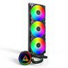 Montech lightflow argb 360 raffreddamento ad acqua (nero)
