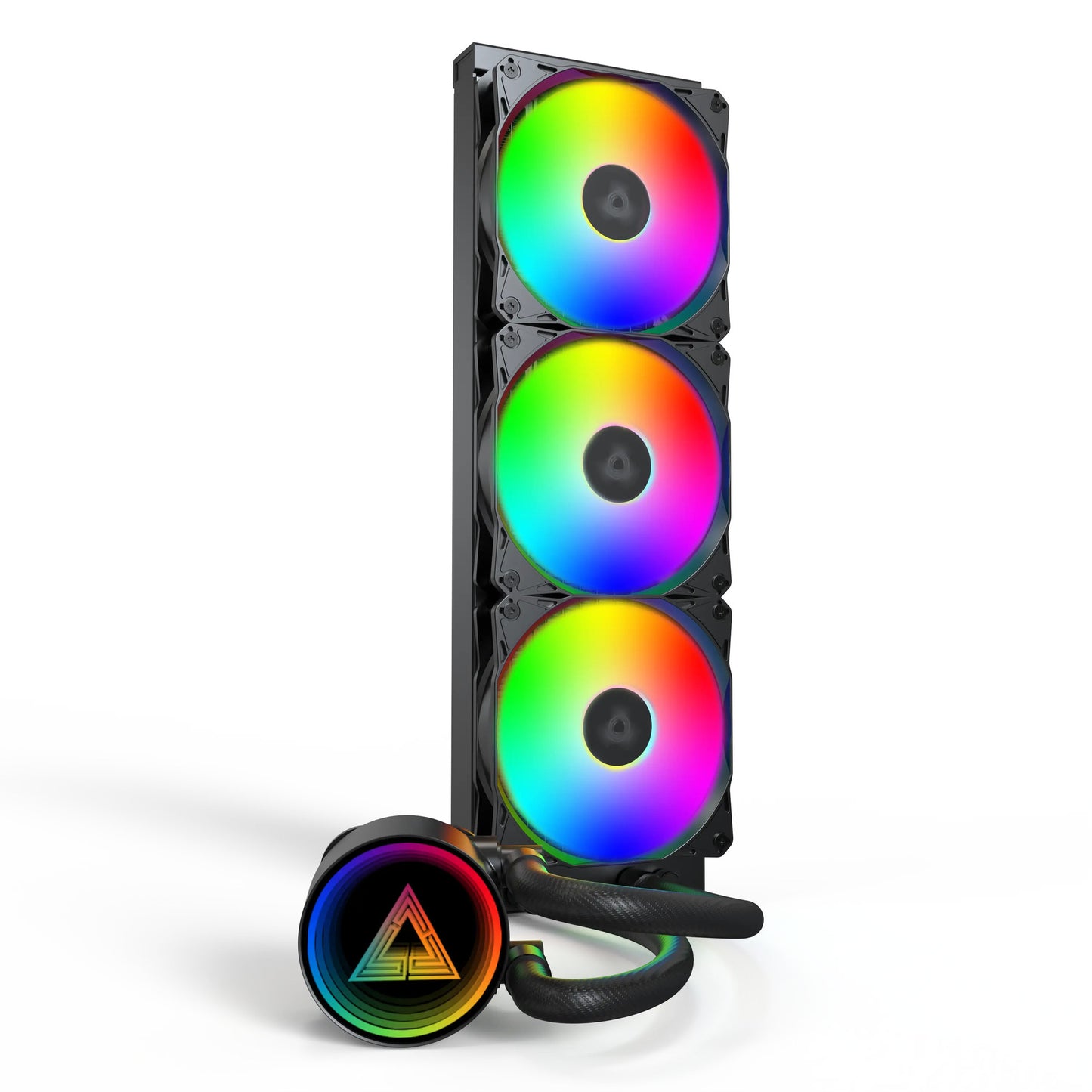 Montech lightflow argb 360 raffreddamento ad acqua (nero)