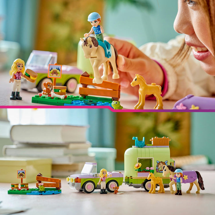 Lego friends 42695 remolque y caballo y potro
