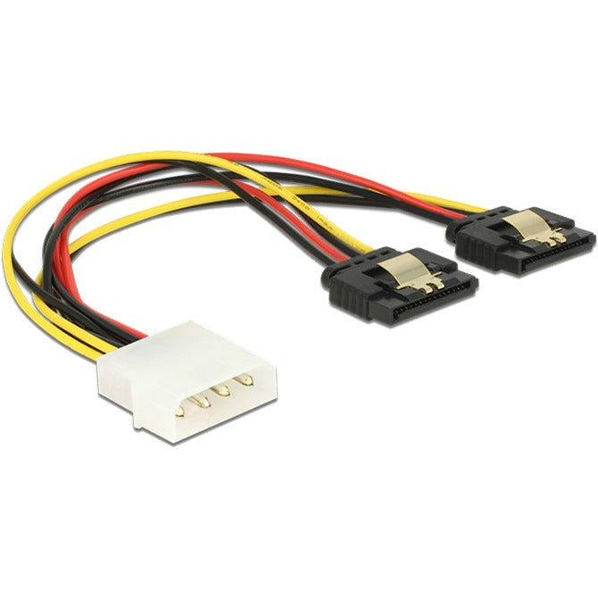 Maschio a 4 pin Delock Molex> 2 x sata 15 pin