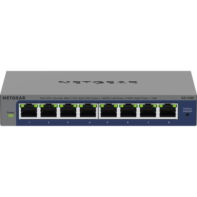 Netgear 8-fever Gigabit Plus-Switch (GS108E-400EUS)