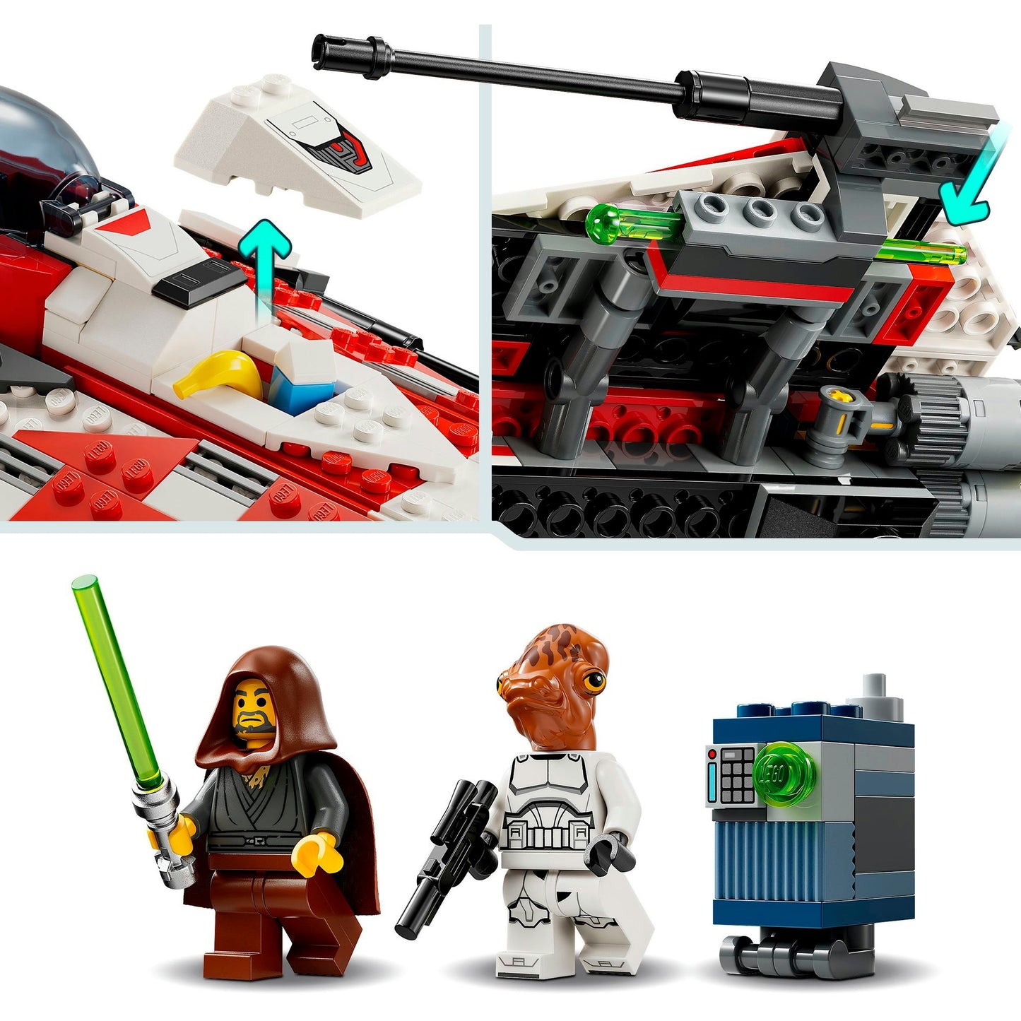 Lego star wars 75388 jedi bobs starfighter