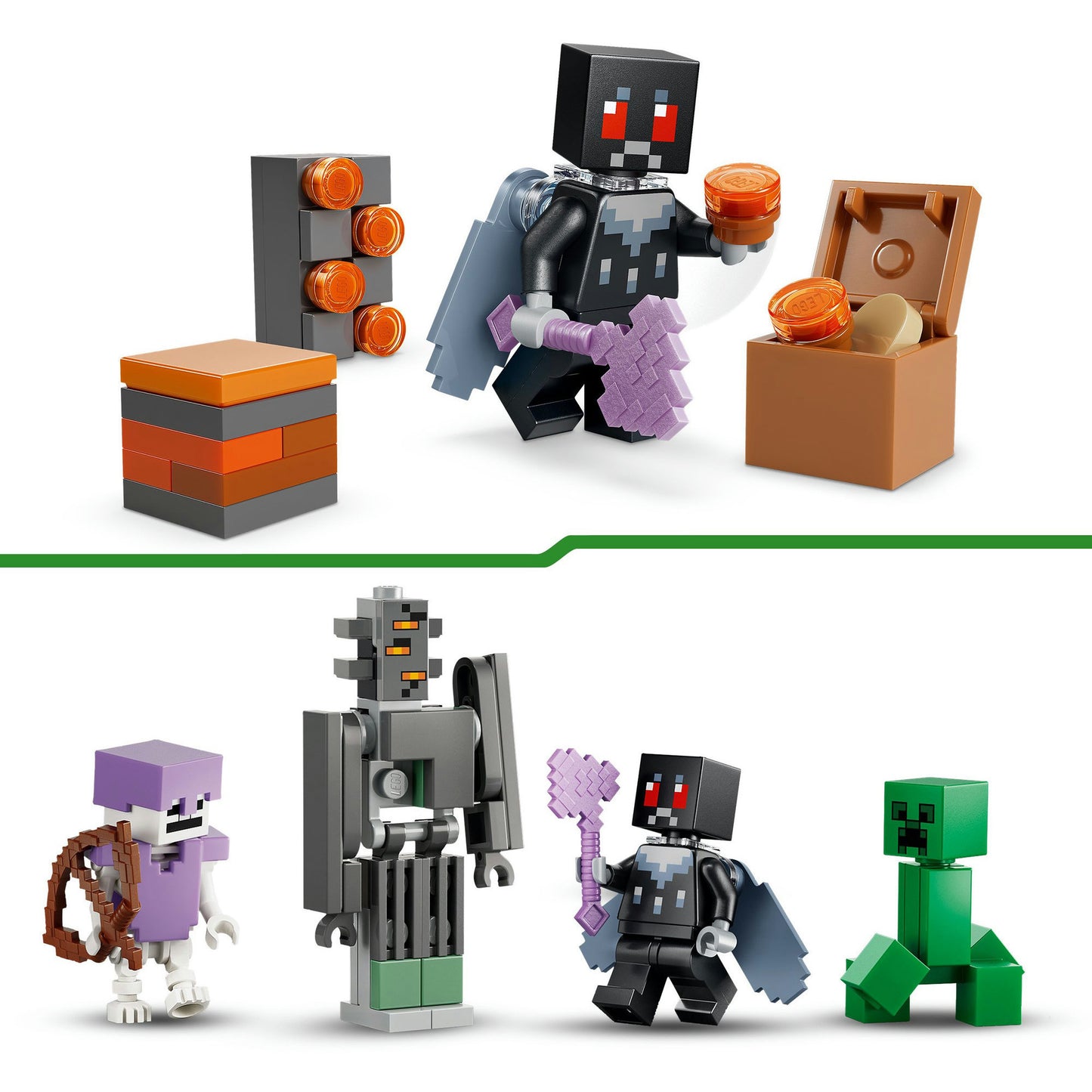 Lego minecraft the pale garden constructiespeelgoed