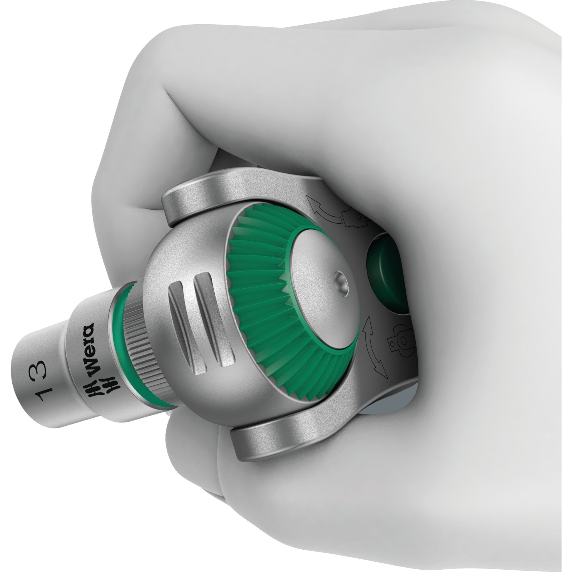 Wera 8100 SC 6 Zyklop Speed ​​Rattels Set, 1 2 Drive