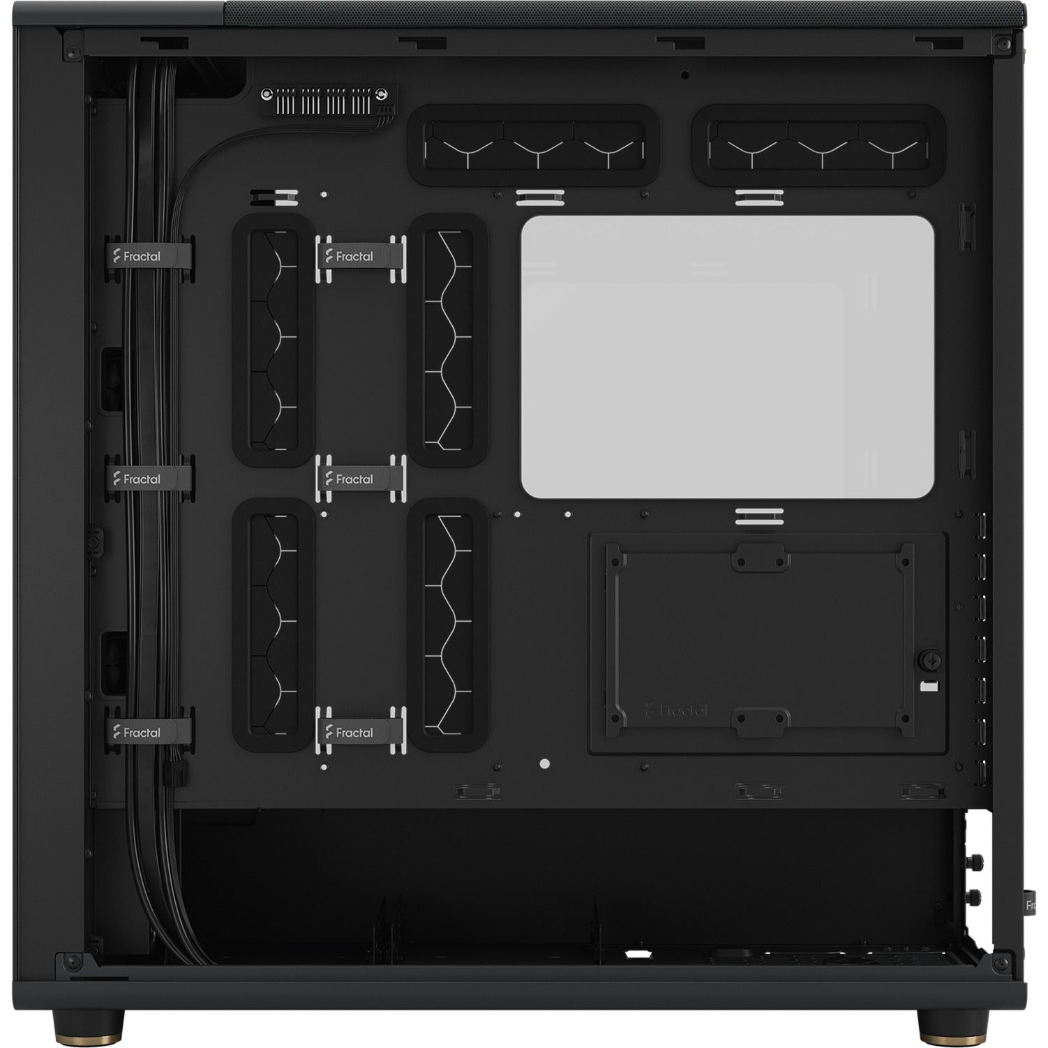 Diseño fractal North XL Charcoal Black TG Dark