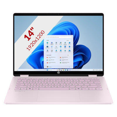Laptop HP omnibook 5 flip 2-in-1 14-fp0252ndx 14 (rosa chiaro | core 5 120u | grafica Intel | 8 GB | SSD da 512 GB | touch)