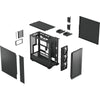 Fractal design epoch xl solid midi tower behuizing (zwart | 2x usb-a | 1x usb-c)