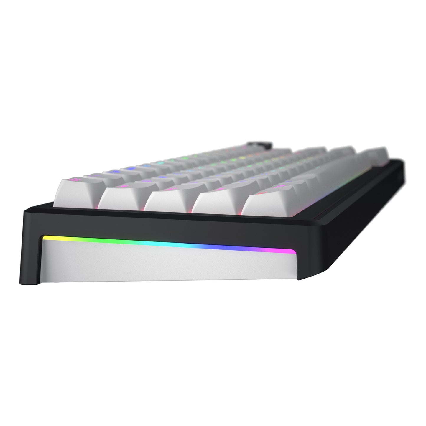 Hator skyfall wireless, tastiera da gioco (nera, layout americano, hator aurum sterling, 65%, rgb, double shot abs, hot-swap, bluetooth usb-c da 2,4 GHz)