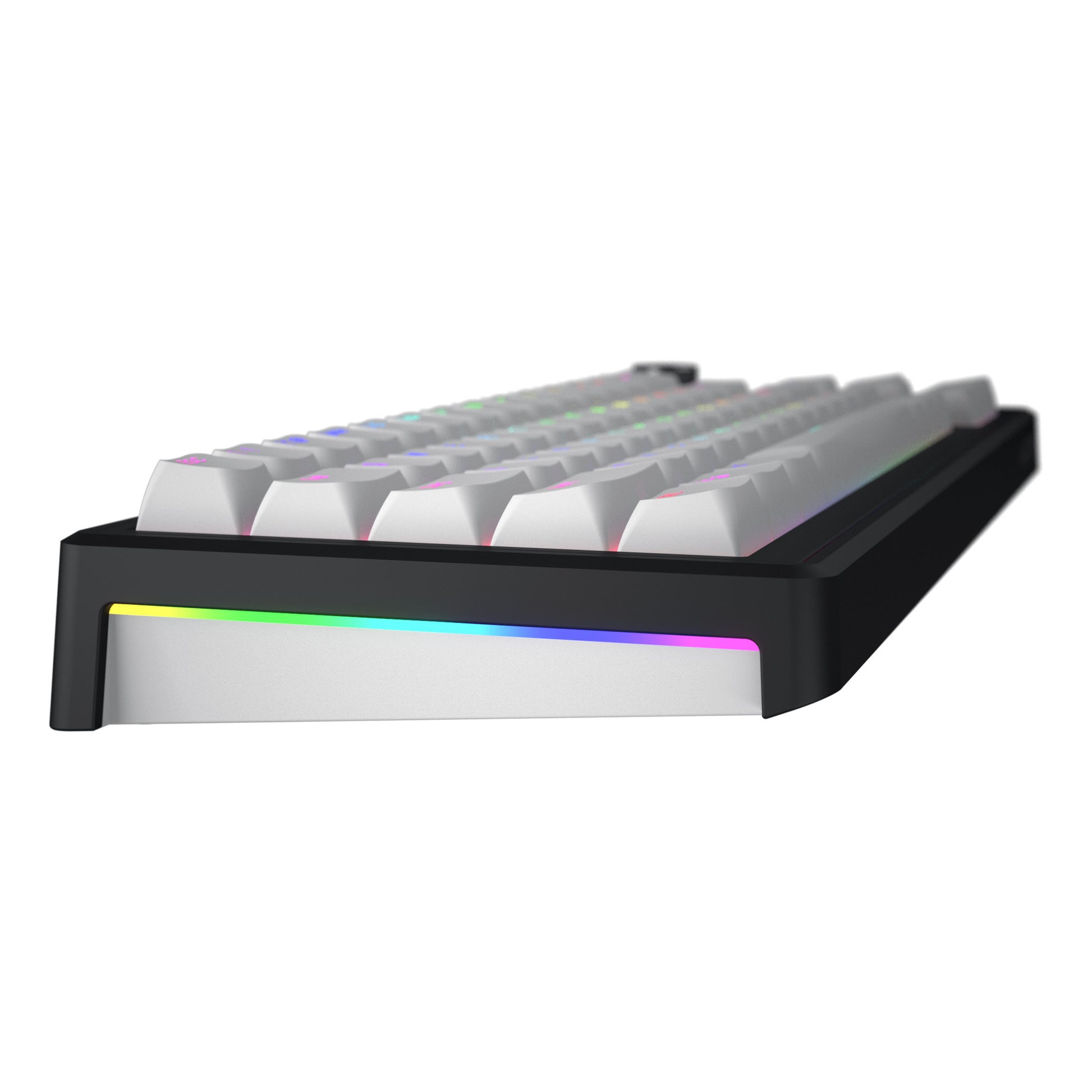 Hator skyfall wireless rgb mechanisch gaming toetsenbord (zwart, us lay-out (qwerty), hator aurum sterling, 65%, rgb, double shot abs, hot-swap, 2.4ghz | bluetooth | usb-c)