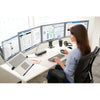 Tastiera compatta multidispositivo ricaricabile Kensington KB435 EQ (grigia, layout internazionale USA (QWERTY), interruttori a forbice, 80% (TKL), USB, 2,4 GHz, Bluetooth 5.4)