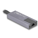 DELOCK USB-C> 2,5 gigabit Lan Slim - afbeelding 3